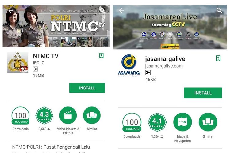 Aplikasi NTMC dan Jasa Marga yang bisa dijadikan panduan saat mudik