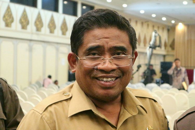 Direktur Jenderal Otonomi Daerah, Kemendagri, Sumarsono saat ditemui di hotel Kartika Chandra Jakarta, Senin (23/10/2017).