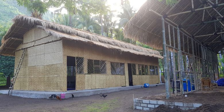 Ilustasi. Sekolah Bambu SDN 2 Lombok Utara