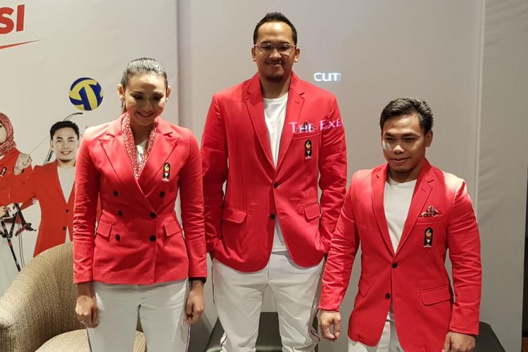 Seragam defile Tim Indonesia di Asian Games 2018