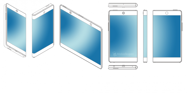 ilustrasi desain 1 Oppo lipat