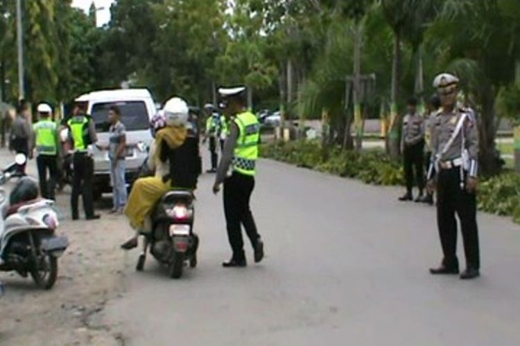 Puluhan Pengendara Terjaring Operasi Siamasaei Bingung Cari Angkutan Umum