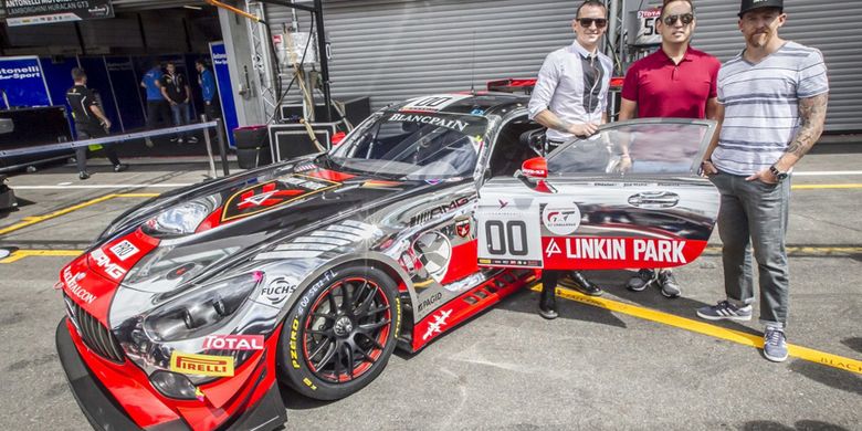 Chester Bennington -AMG GTR Goodwood Festival 2016