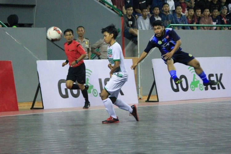  Politeknik Negeri Sriwijaya (Polsri) tampil dominan untuk memenangi final LIMA Futsal: Go-Jek Sumatra Conference 2018 dengan  mengempaskan Universitas Sumatera Utara (USU) 8-2, Senin (22/10/2018).