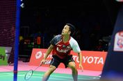 Hasil Piala Thomas, Anthony Ginting Kalah dari Chong Wei