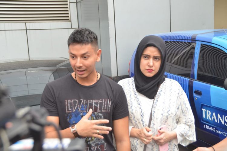 Fairuz dan Sonny Septian saat ditemui di kawasan Tendean, Jakarta Selatan, Senin (23/7/2018).