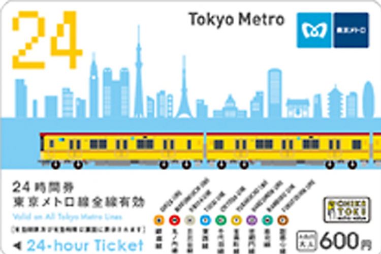 Tiket Tokyo Metro 24-Hour 