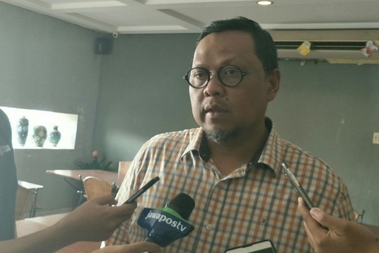 Ketua DPP Partai Kebangkitan Bangsa (PKB) Lukman Edy ketika ditemui dalam sebuah diskusi di Jakarta, Jumat (30/3/2018). 