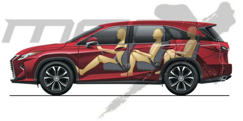 lexus with 3 rows