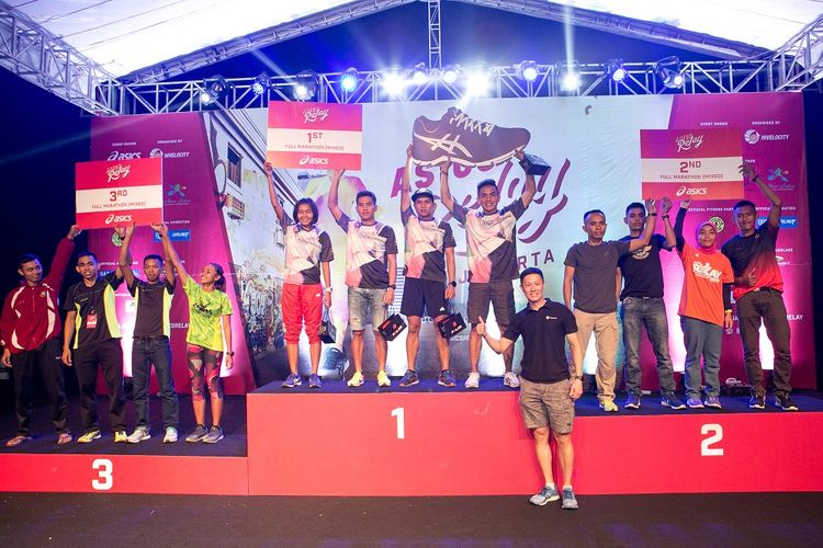 Asics Relay akan kembali digelar di Indonesia pada 2018, tepatnya di Pantai Indah Kapuk, Jakarta, pada 4 Agustus 2018 mendatang.