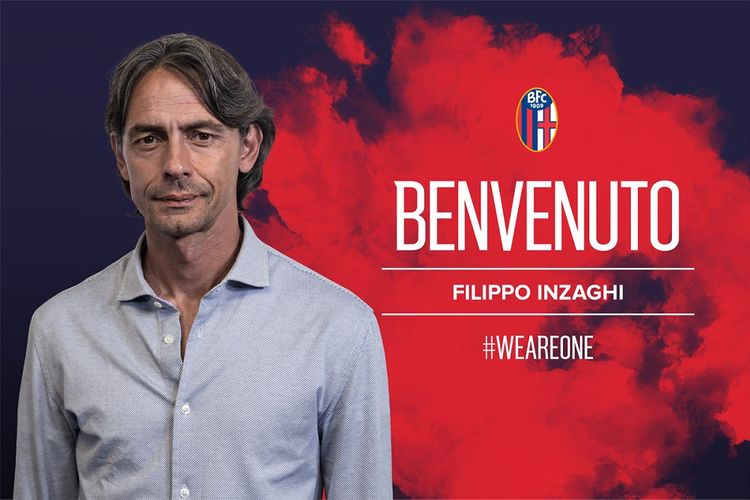 Pippo Inzaghi resmi ditunjuk sebagai pelatih baru Bologna, 13 Juni 2018.