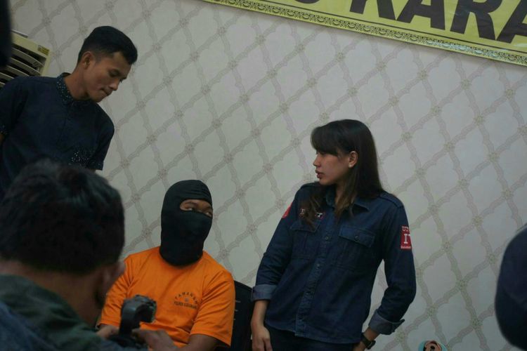 Polisi menetapkan empat tersangka pencabulan bocah di bawah umur di Karawang, Rabu (4/7/2018)