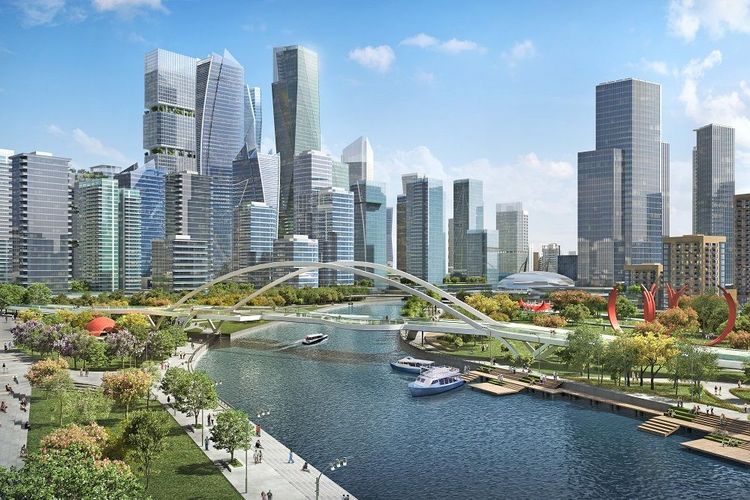 Port City Colombo merupakan proyek reklamasi yang menelan biaya hinga 15 miliar dollar AS