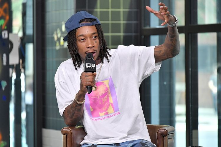 Rapper Wiz Khalifa mengunjungi berbicara tentang albumnya, Rolling Papers 2, di Build Studio di New York City, pada 17 Juli 2018. 