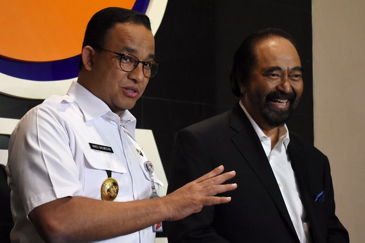 Ketua Umum Partai NasDem Surya Paloh. ANTARA FOTO/Fauzi Lamboka/wpa/wsj.