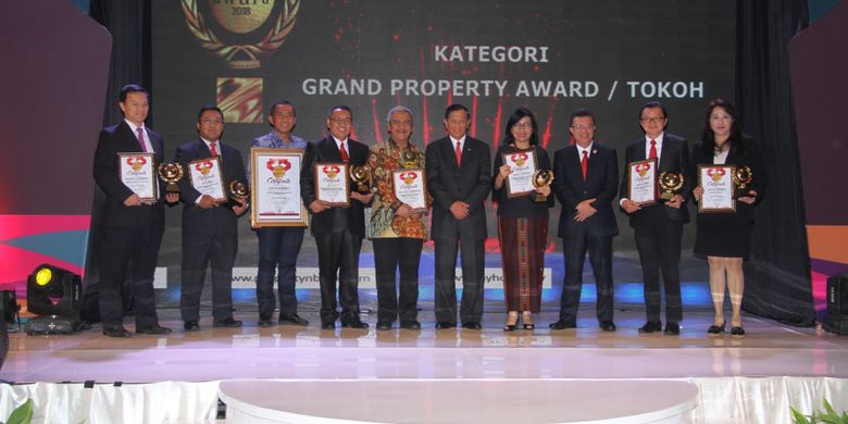 Nominasi para penerima penghargaan Indonesia Property&Bank Award 2018 yang diserahkan Rabu (21/11/2018) pekan lalu.
