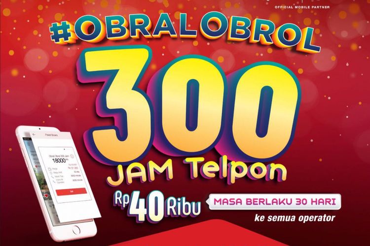 Promo #ObralObrol Telkomsel yang berlaku pendaftarannya hanya hari ini, Jumat (6/3/2018).