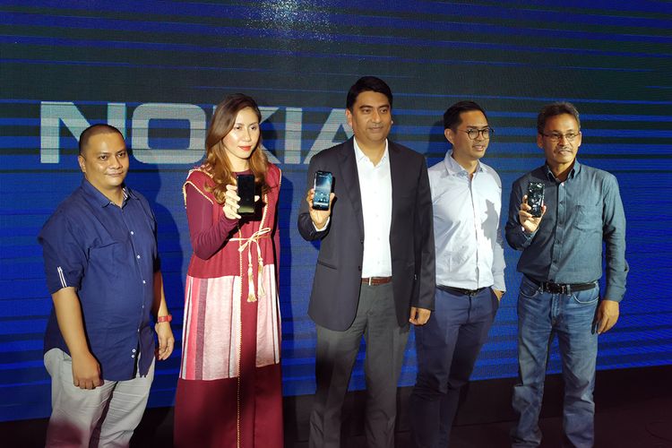 Peluncuran Nokia 4.2 di Jakarta, Selasa (7/5/2019).