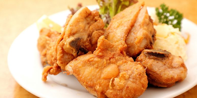 Karaage di Hakata Mizutaki Ganso Suigetsu