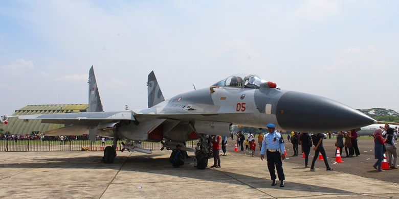 Pesawat tempur Sukhoi Su-27 milik TNI Angkatan Udara