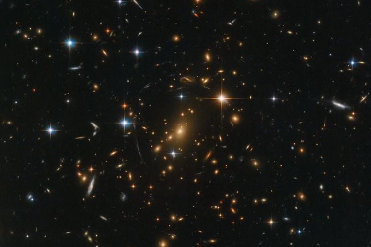 Foto semesta dari teleskop Hubble yang diubah menjadi suara. Gambar ini diambil pada Agustus 2018.