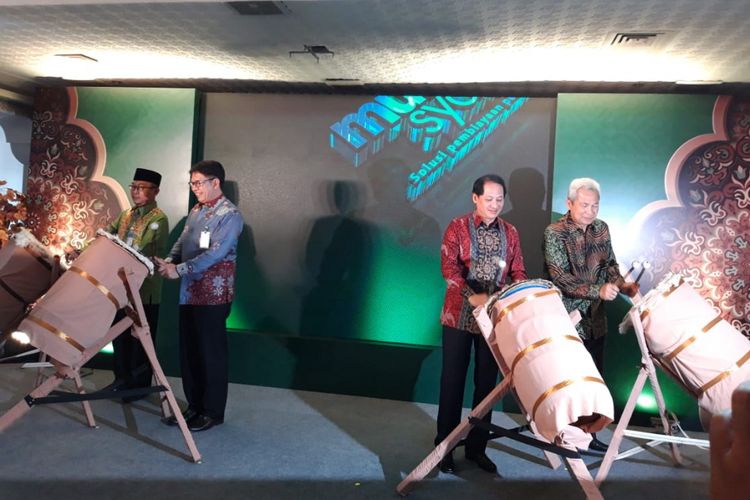 Peluncuran produk Mandiri Utama Finance Syariah (MUF Syariah) di Jakarta, Selasa (18/9/2018).