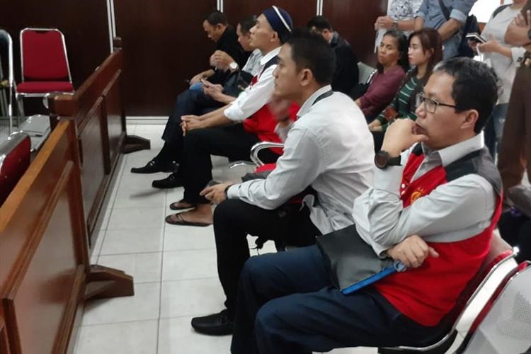 Terdakwa kasus perusakan dan penghilangan barang bukti kasus pengaturan skor liga Indonesia, Joko Driyono hadir dalam sidang pembacaan duplik di Pengadilan Negeri Jakarta Selatan, Selasa (16/7/2019)