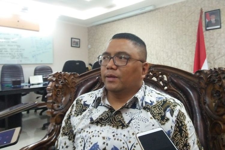 Fritz Edward Siregar di Bawaslu, Jakarta, Selasa (28/5/2019)