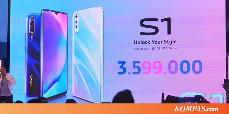 Resmi Masuk Indonesia, Ponsel Vivo S1 Dijual Rp 3,6 Juta