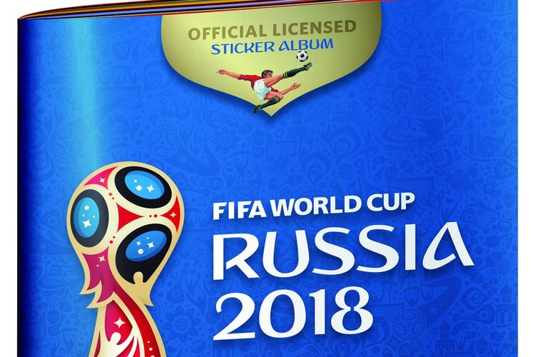 Album stiker Piala Dunia 2018 dari Panini.