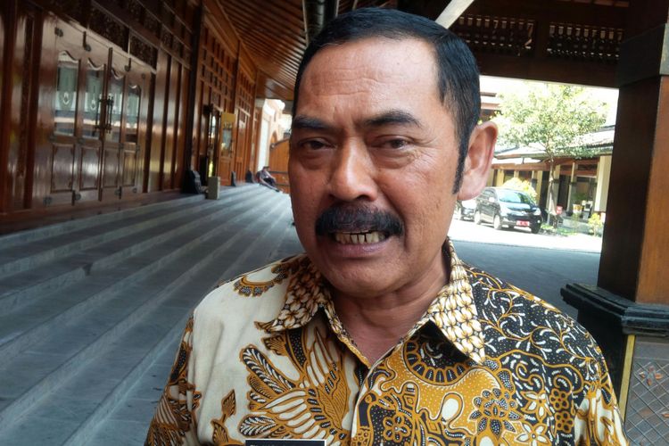 Wali Kota Surakarta FX Hadi Rudyatmo di Solo, Jawa Tengah.
