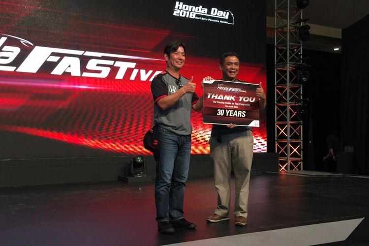 Konsumen Loyal Honda yang mendapatkan apresiasi dari HPM