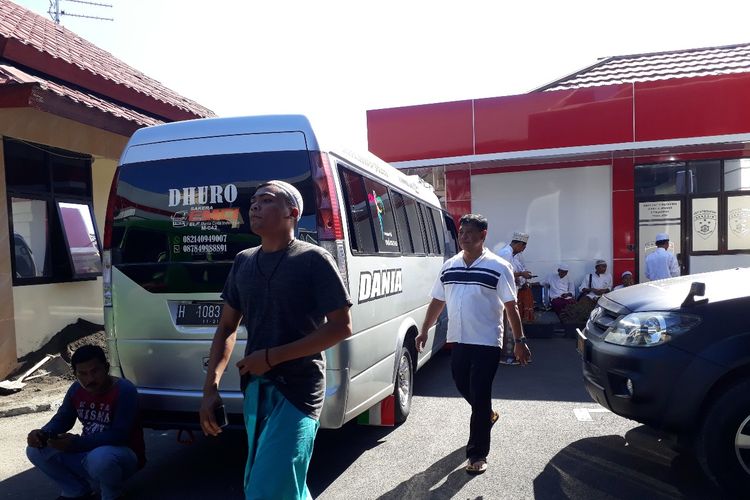 3 Elf diamankan di Mapolda Jatim, Senin (20/5/2019)