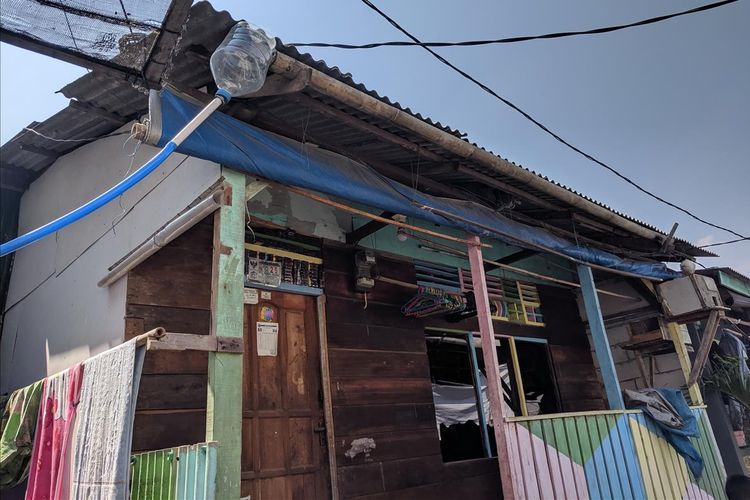 Kampung Penadah Hujan di Kamal Muara, Penjaringan, Jakarta Utara