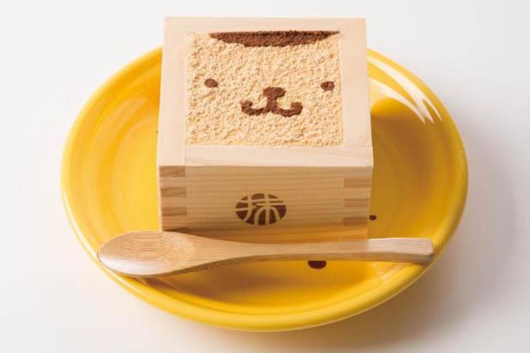 Menu Pompompurin Kinako Tiramisu (594 yen)