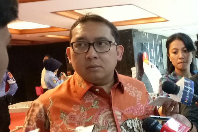 Fadli Zon di Kompleks Parlemen, Senayan, Jakarta, Senin (9/10/2017)