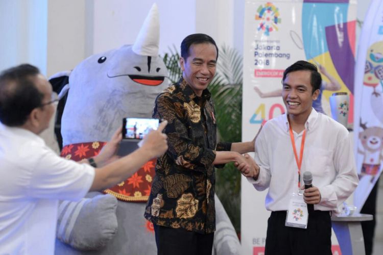 Ariyanto ketika diundang Presiden Joko Widodo ke Istana Presiden, Selasa (5/6/2018) kemarin. 