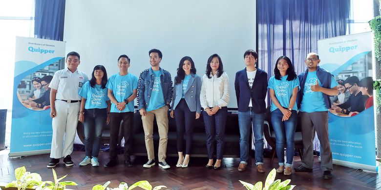Peluncuran program Quipper Super Teacher dari Quipper Indonesia, Jakarta (17/9/2018)