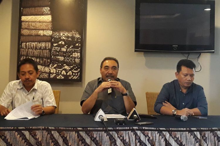 Konferensi pers LPSK di kawasan Menteng, Jakarta Pusat, Minggu (25/8/2019).