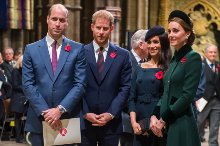 Pasangan favorit dari Kerajaan Inggris menghadiri peringatan 100 tahun gencatan senjata