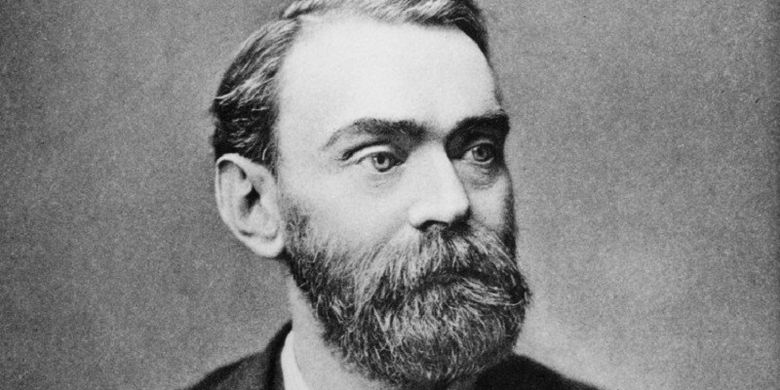 Alfred Nobel, penemu dinamit dan penggagas Hadiah Nobel.