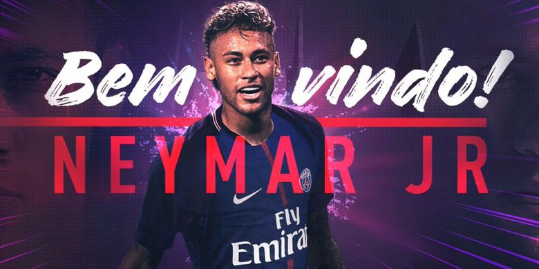 Paris Saint-Germain mengumumkan peresmian transfer Neymar, Kamis (3/8/2017) 