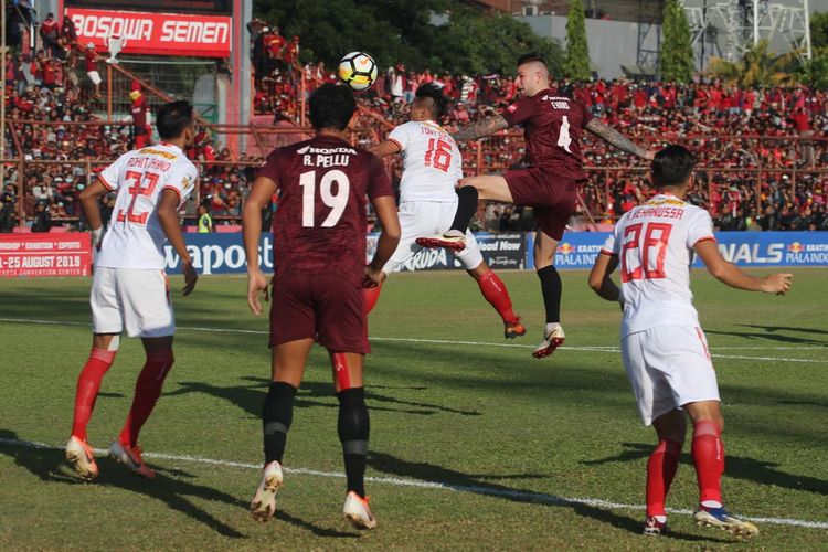 Pertandingan final Piala Indonesia 2019 mempertemukan PSM Makassar vs Persija Jakarta di Stadiom Mattoangin, 6 Agustus 2019. 