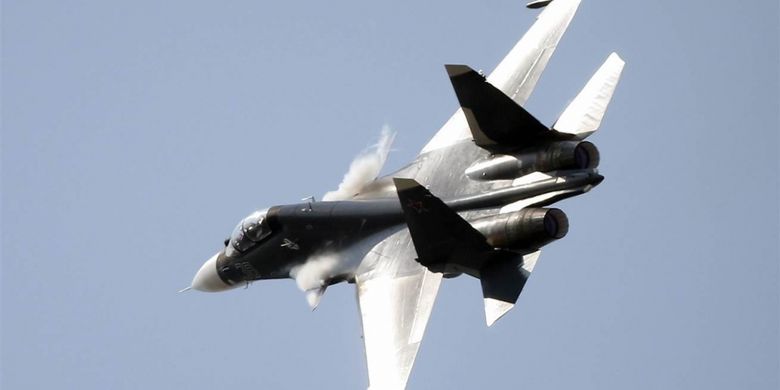 Sebuah pesawat Sukhoi Su-30 