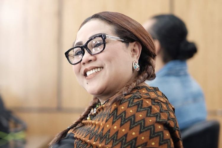 Komedian Tri Retno Prayudati alias Nunung.