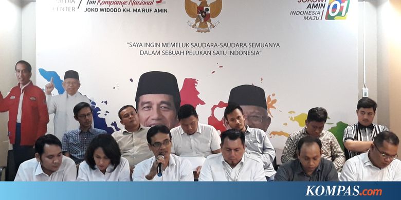 TKN Siapkan Bukti untuk Hadapi Dalil BPN dalam Sidang Hasil Pemilu di MK - Kompas.com - KOMPAS.com