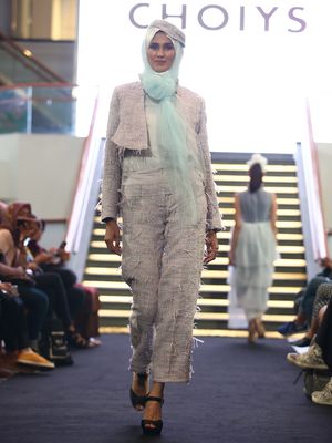 Koleksi Choiys dari Korea saat trunk show, Jakarta Ramadan, Plaza Indonesia, Rabu (8/5/2019).