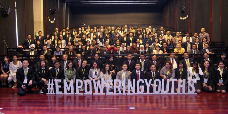 ASEAN Foundation dan Maybank Foundation mengumumkan hampir 100 pemuda program eMpowering Youths Across ASEAN telah memulai misi mereka membuat perubahan di 10 area komunitas di Kamboja, Indonesia dan Malaysia (16/2/2019)/