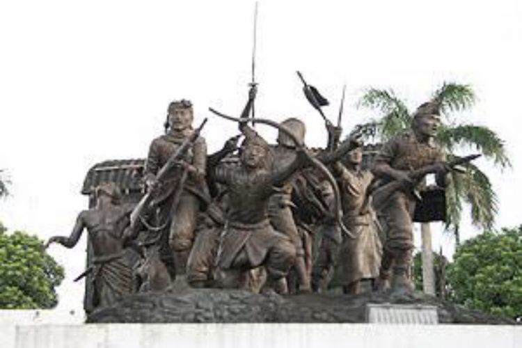 Monumen kereta maut yang membawa 100 Tentara Republik Indonesia.