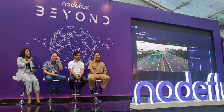 Nodeflux, Perusahaan Vision AI di Indonesia menggelar acara Nodeflux BEYOND dengan tema ?AI Fostering Greater Good and Beyond? di Kemang Timur, Jakarta (30/4/2019). 